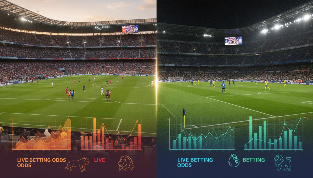 Live voetbal weddenschappen: La Liga vs Premier League vergeleken