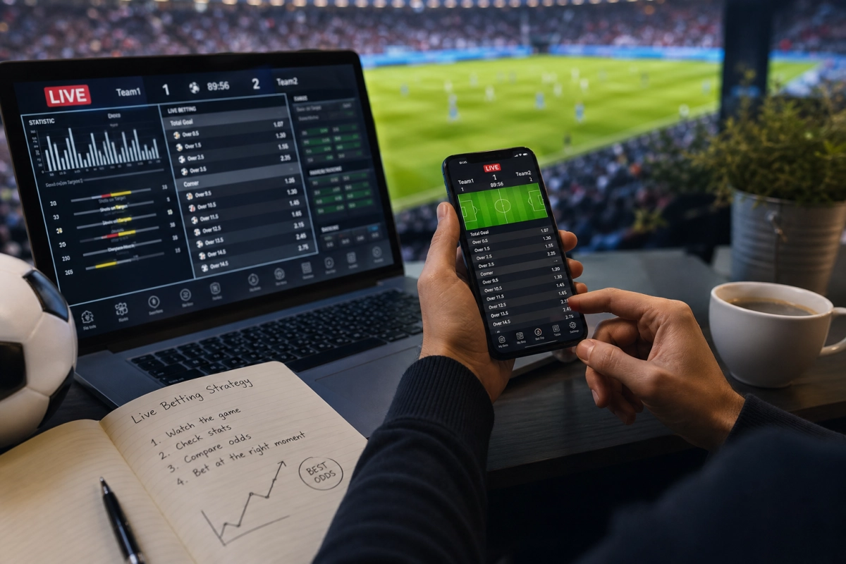 Live voetbalweddenschappen: een stap-voor-stap handleiding voor het beste moment om live te wedden
