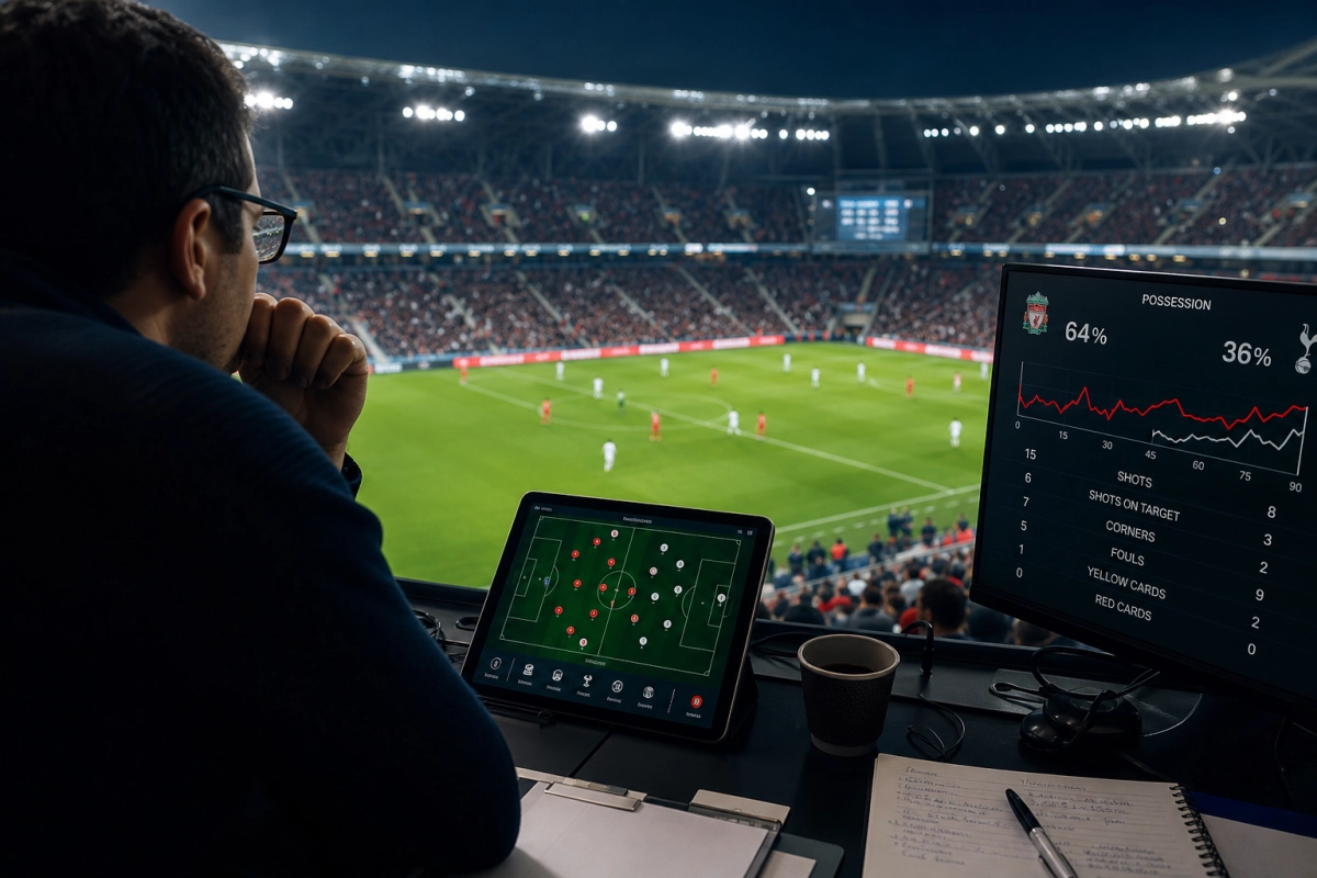 Live voetbalweddenschappen: tactische signalen en directe matchstatistieken interpreteren
