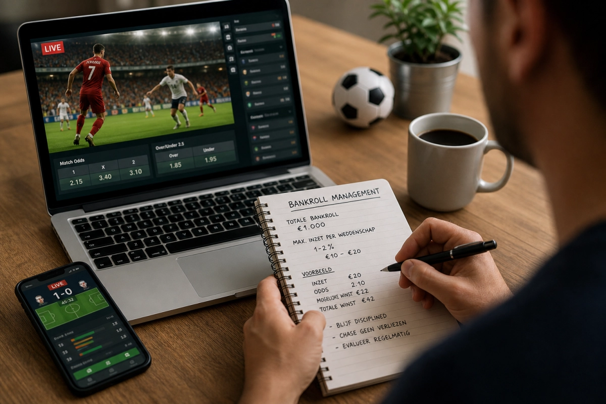 Praktische gids voor bankrollmanagement bij Live voetbalweddenschappen